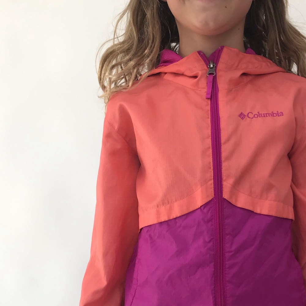 Girls Columbia Wind breaker